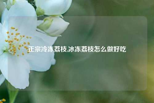 正宗冷冻荔枝,冰冻荔枝怎么做好吃