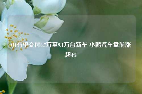 Q4有望交付8.7万至9.1万台新车 小鹏汽车盘前涨超4%