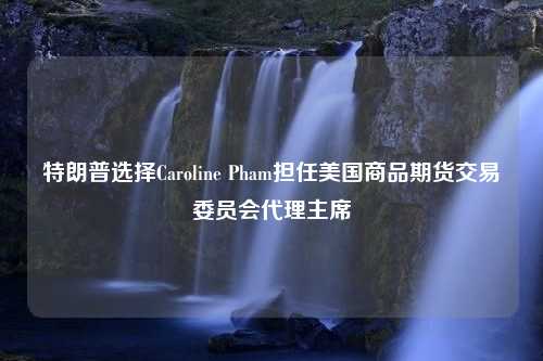 特朗普选择Caroline Pham担任美国商品期货交易委员会代理主席