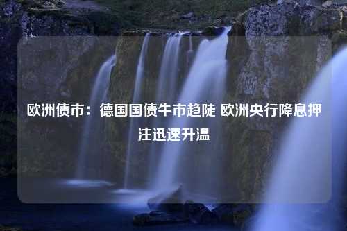 欧洲债市：德国国债牛市趋陡 欧洲央行降息押注迅速升温